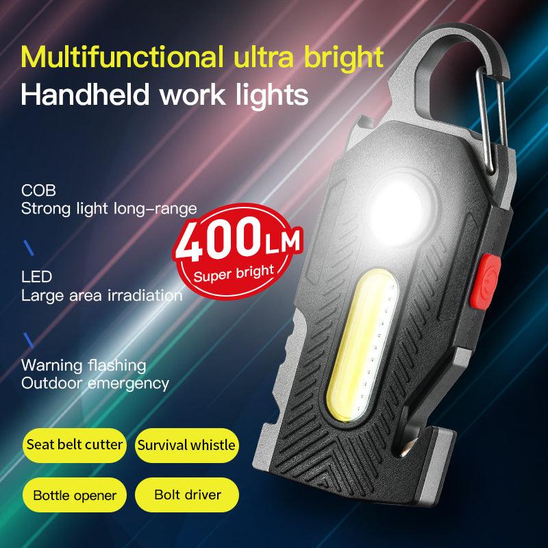 Multifunctional Charging Emergency Light Keychain - Mountain Creations LLC
